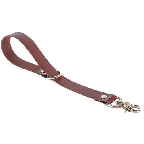Funk Plus 1.13" Leather Leash Hand Strap with D-Ring