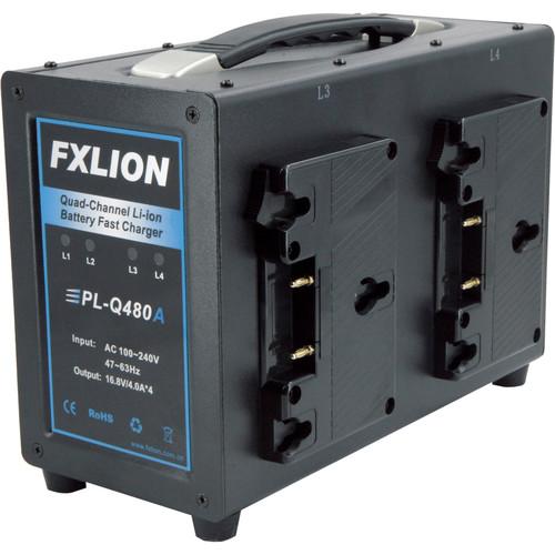 Fxlion Quad-Channel Gold-Mount Fast Battery Charger