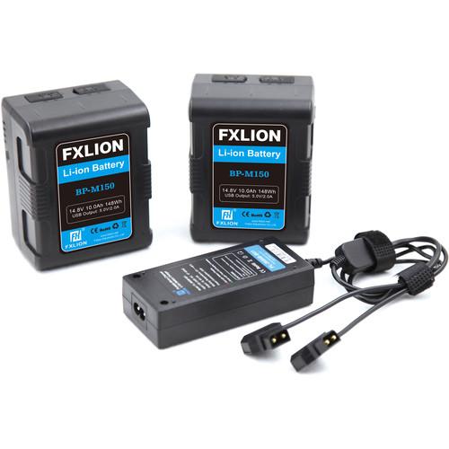 Fxlion Square 14.8V V-Mount Lithium-Ion Battery Kit