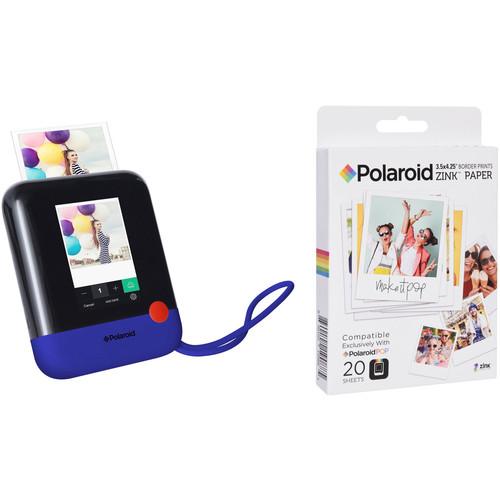 Polaroid Pop Instant Print Digital Camera with ZINK Paper Kit