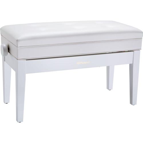 Roland RPB-D400 Duet Piano Bench with Adjustable Height, Cushion, and Storage Compartment