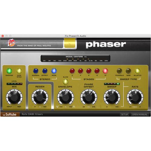 Softube Fix Phaser - Phaser Effect Plug-In, Softube, Fix, Phaser, Phaser, Effect, Plug-In