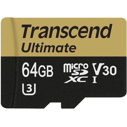 Transcend 64GB Ultimate UHS-I microSDXC Memory Card
