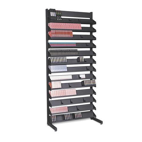 Turtle Double-Sided Multi-Media Rack with 24 Shelves for 720 LTO-Size Tapes