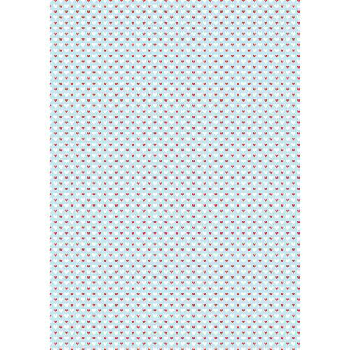 Westcott Hearts Art Canvas Backdrop with Grommets