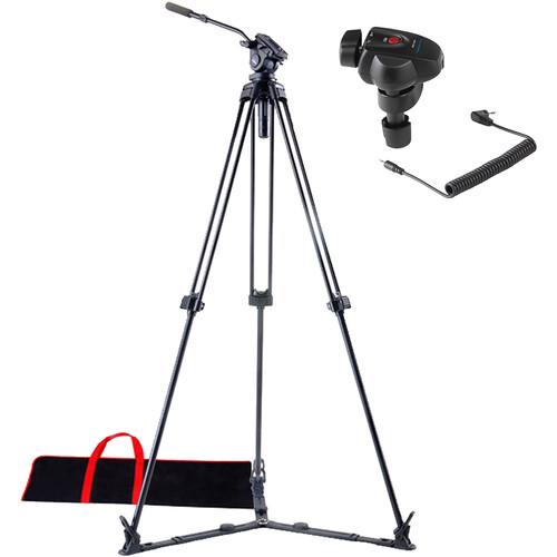 Acebil J-805GX Prosumer Tripod System & SZ-300 Zoom Controller Bundle