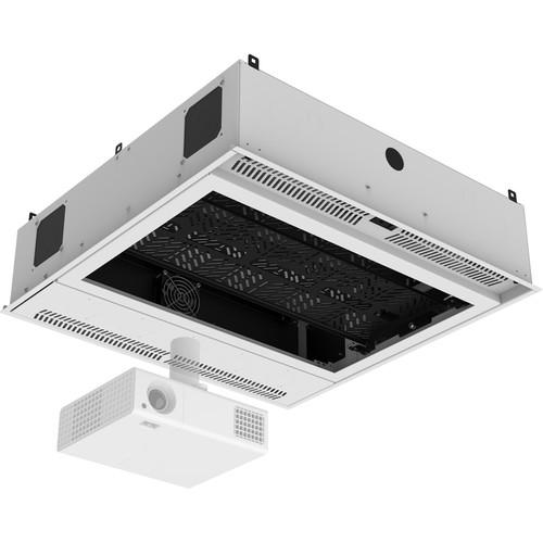Atlas Sound 2x2 Ceil-Mount 2RU,STD-Width, Ambitilt Shelf Integrated Current Sensing PWR Pack Projector PoleMount