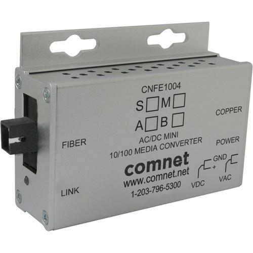 COMNET Multimode 10 100 Mbps Ethernet 1310 1550nm Mini AC DC Power Media Converter