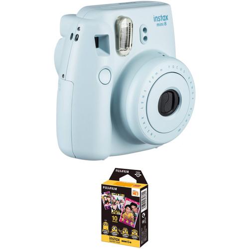 FUJIFILM instax mini 8 Instant Film Camera with Single Pack of Film Kit