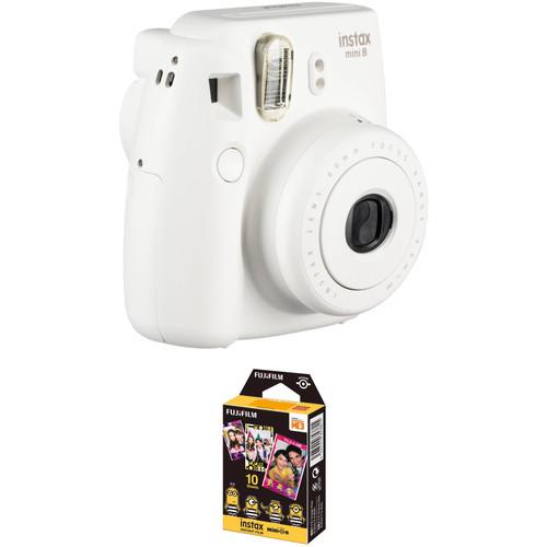 FUJIFILM instax mini 8 Instant Film Camera with Single Pack of Film Kit