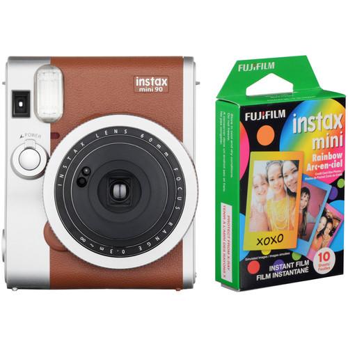 FUJIFILM INSTAX Mini 90 Neo Classic Instant Film Camera with Single Pack of Film Kit