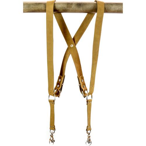 Funk Plus Suede Leather Snap Back Harness with 1.5" Wide Straps