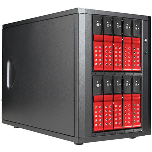 iStarUSA 10-Bay 3.5" SATA 6.0 Gb s eSATA-Port Multiplier Trayless JBOD Enclosure