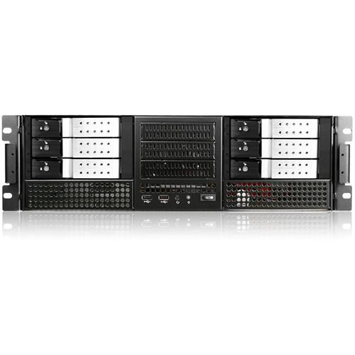 iStarUSA E-306L E-ATX 6 x 5.25" Bays Rackmount Chassis with BPN-DE230SS SAS SATA Trayless Hot-Swap Cage