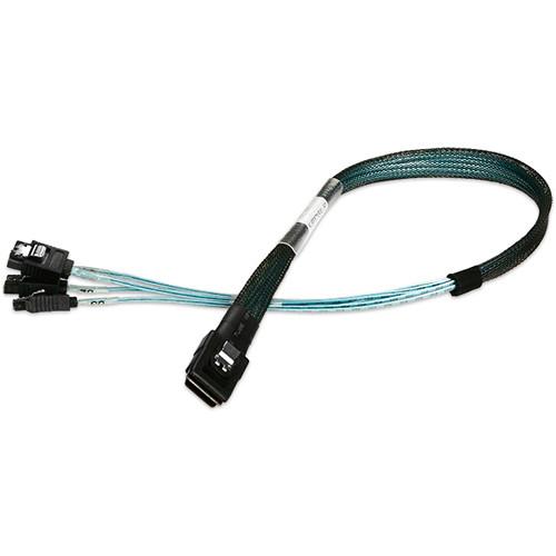 iStarUSA miniSAS SFF-8087 to 4x SATA with Latch Forward Breakout Cable
