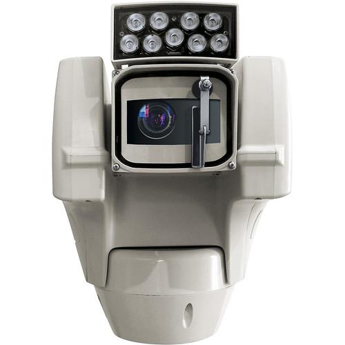 Videotec Ulisse Compact Delux 1080p Network PTZ Camera with NV and 30 LED Illuminator White Light