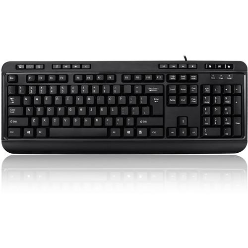 Adesso EasyTouch 132 Multimedia Keyboard With 3-Port USB Hub