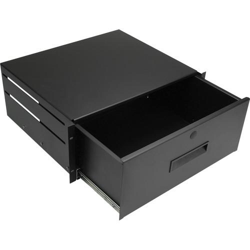Atlas Sound Storage Drawer - Recessed 4-Rack Unit with 14"Extension
