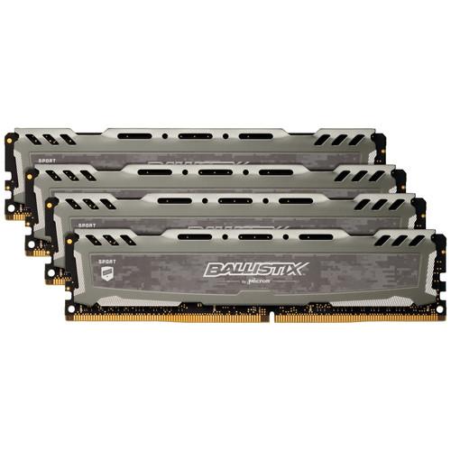 Ballistix 32GB Sport LT Series DDR4 2666 MHz UDIMM Memory Kit
