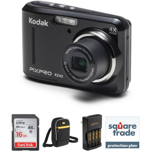 Kodak PIXPRO FZ43 Digital Camera Deluxe Kit