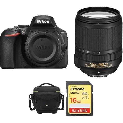 Nikon D5600 DSLR Camera with 18-140mm Lens and Accessory Kit