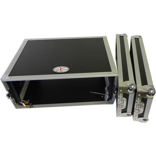 ProX X-4UE Deluxe Effects Rack with Handles, 14" Deep