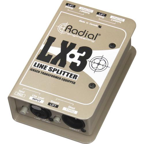 Radial Engineering LX-3 Passive Line Splitter and Attenuator