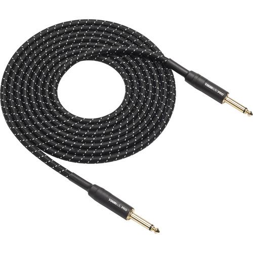 Samson Tourtek Pro TPIW Series Woven Fabric 1 4" Male to 1 4" Male Instrument Cable