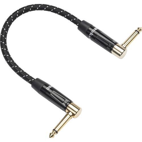 Samson Tourtek Pro TPWAP Series Woven Fabric Right-Angle 1 4" Male to Right-Angle 1 4" Male Patch Cable