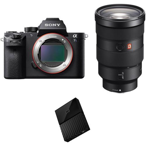 Sony Alpha a7S II Mirrorless Digital Camera with 24-70mm f 2.8 Lens & Storage Kit
