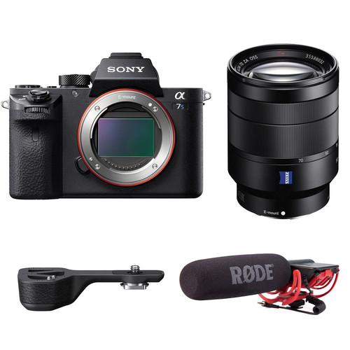 Sony Alpha a7S II Mirrorless Digital Camera with 24-70mm f 4 Lens & Accessories Kit