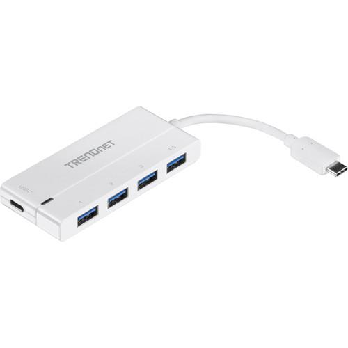 TRENDnet 4-Port USB 3.0 Type-C Hub with Power Delivery