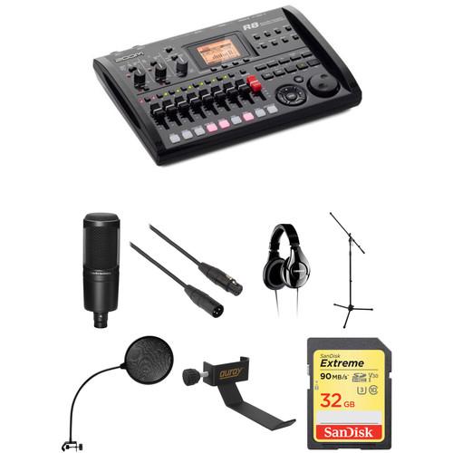 Zoom R8 Eight-Track Songwriter Recording Studio Kit