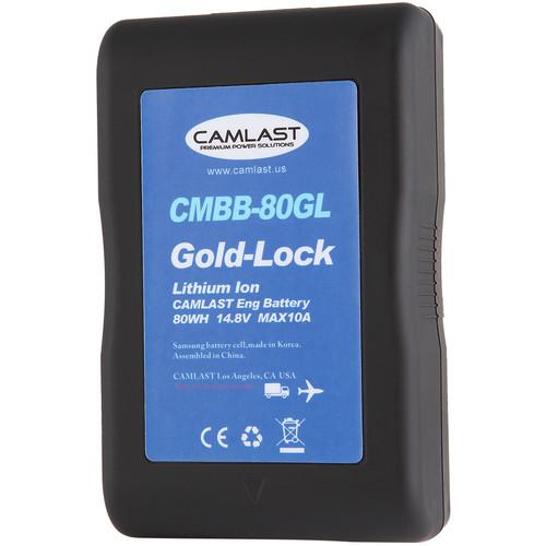 CAMLAST 80Wh 14.8V Gold Mount Battery for Professional Camcorders & VTRs