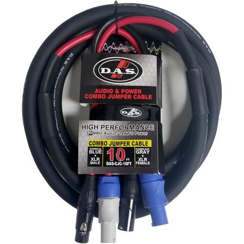 D.A.S Audio Combo Jumper Cable - 14 AWG Power 16 AWG Audio