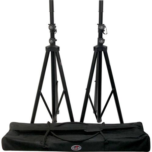 D.A.S Audio DAS-TRPD-S2 PAK Tripod Speaker Stand Pack with Zipper Bag