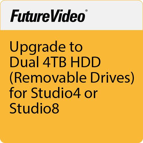 FutureVideo Upgrade To Dual 4TB HDD For Studio4 Or Studio8.