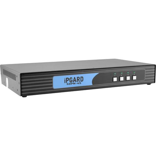 IPGard SDPN-4S 4-Port Single-Head 4K DisplayPort