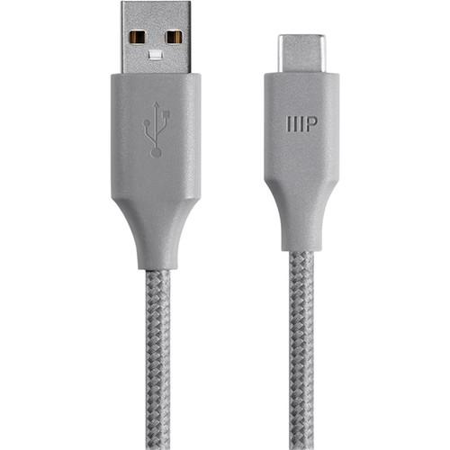 Monoprice USB 2.0 Type-C Male to Type-A Male Palette Series Cable
