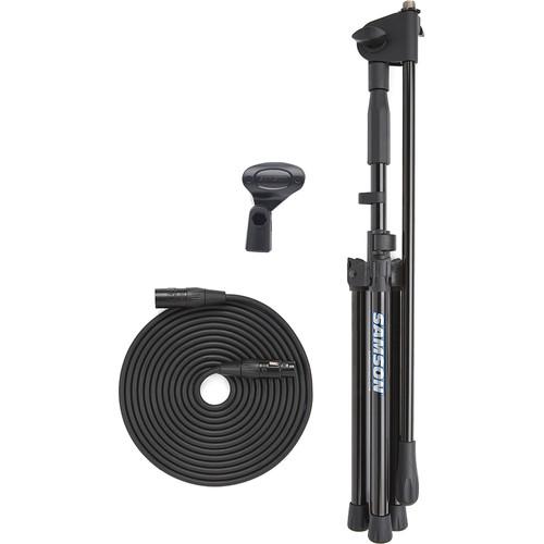 Samson Mic Stand With XLR Cable and Mic Clip