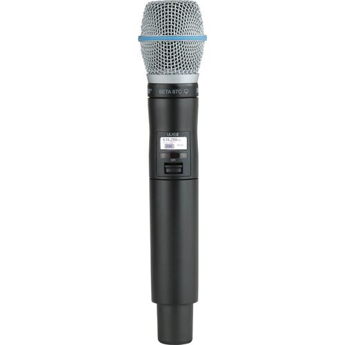 Shure ULXD2 Handheld Transmitter with Beta 87C Microphone Capsule