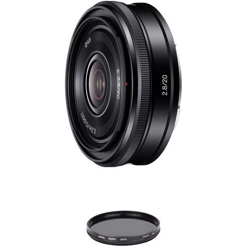 Sony E 20mm f 2.8 Lens with Circular Polarizer Filter Kit