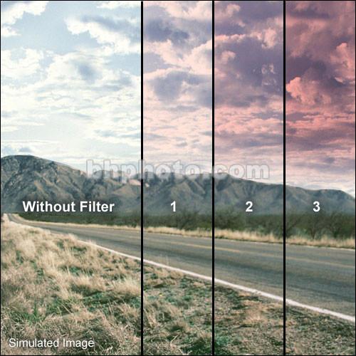 Formatt Hitech 6.6x6.6" Color Graduated Tuscan Pink 1 Schott-Desag B270 Crown Optical Glass Filter - Hard Edge