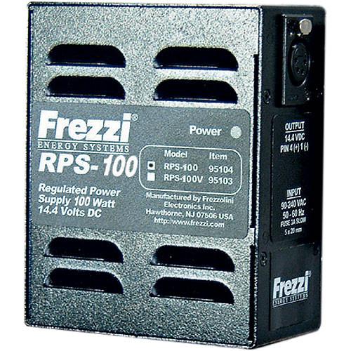 Frezzi RPS-100 On-Camera AC Adapter - 14.4 VDC @ 100 Watts, Anton Bauer Mount, 4-Pin XLR