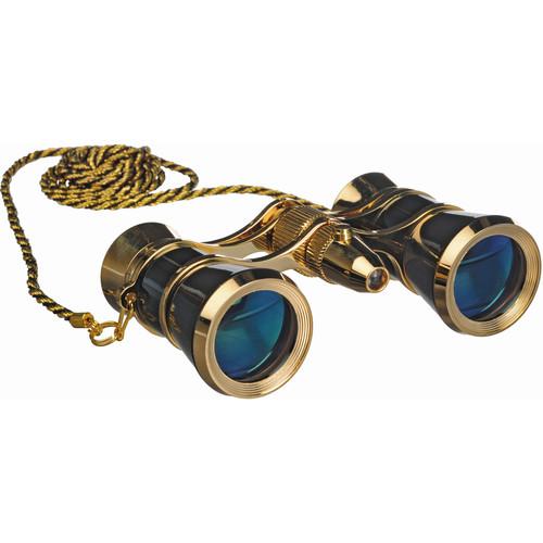 LaScala Optics 3x25 Carmen Opera Glasses with Red LED Flashlight