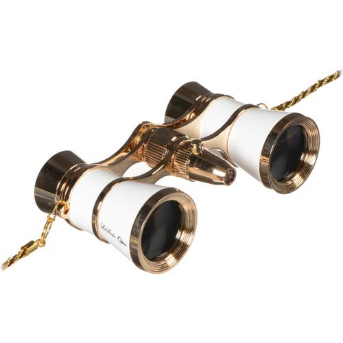 LaScala Optics 3x25 Carmen Opera Glasses with Red LED Flashlight