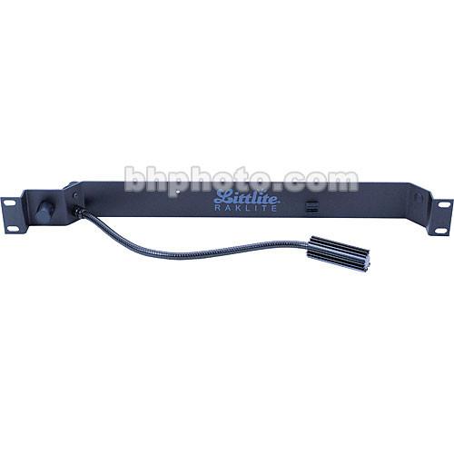 Littlite RL-10-S Raklite - Single Gooseneck Lamp with 120V Transformer for Single Space Rack-mounting