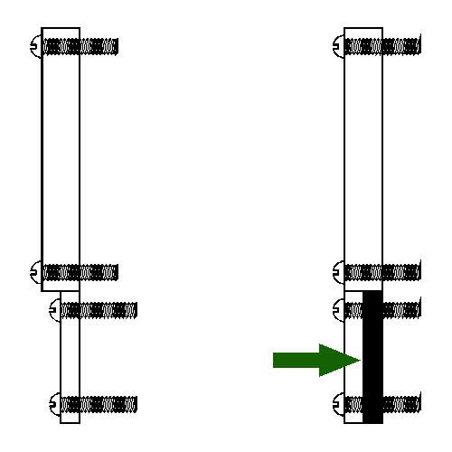 Middle Atlantic ST3MP 3U Shim Tabs