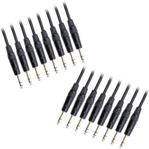 Mogami Gold 8 x 1 4" TRS Male to 8 x 1 4" TRS Male Fan-Out Audio Snake