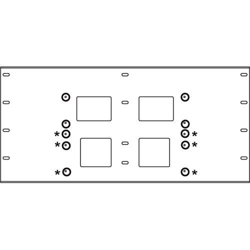Peerless-AV Triple Stud Wall Plate, Model WSP-716